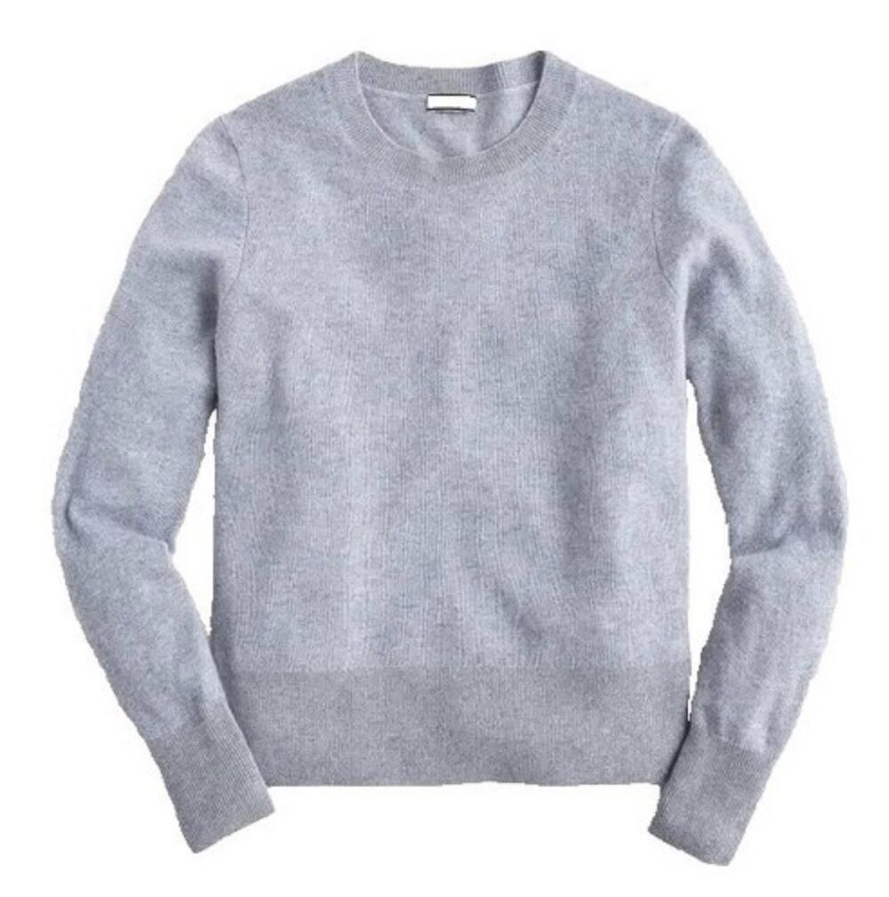 J Crew 100% Merino Wool Crewneck Sweater Knitted Top Blue Size Small A010604